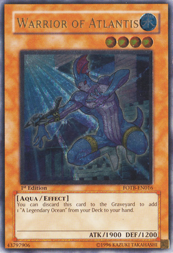 Warrior of Atlantis [FOTB-EN016] Ultimate Rare | Exor Games Truro