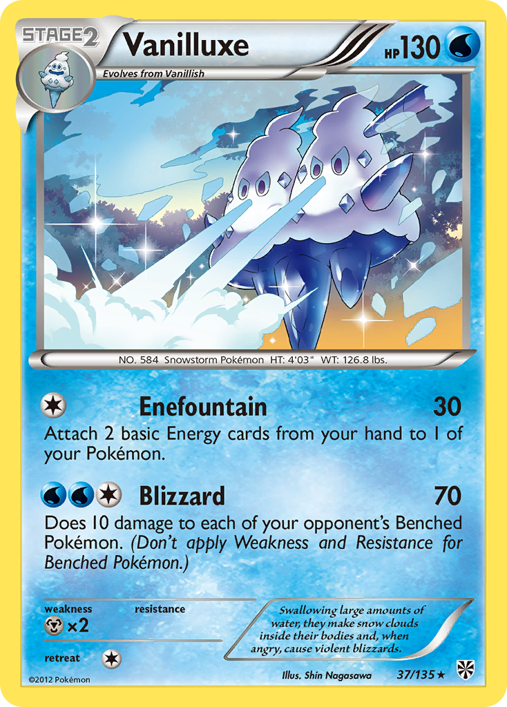 Vanilluxe (37/135) [Black & White: Plasma Storm] | Exor Games Truro