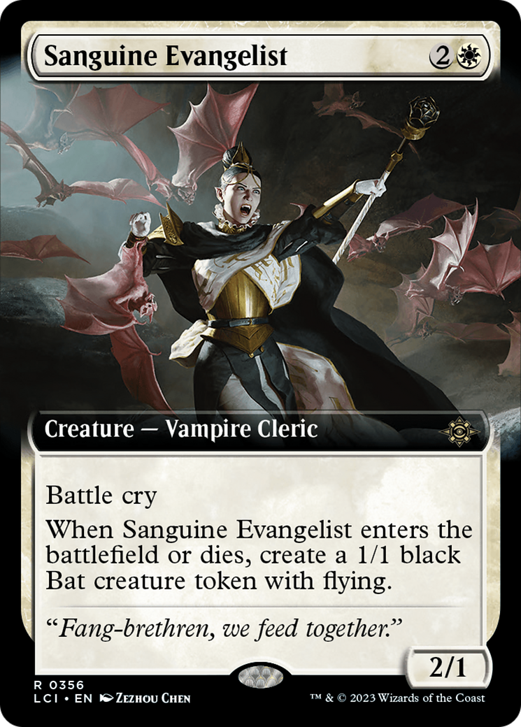 Sanguine Evangelist (Extended Art) [The Lost Caverns of Ixalan] | Exor Games Truro