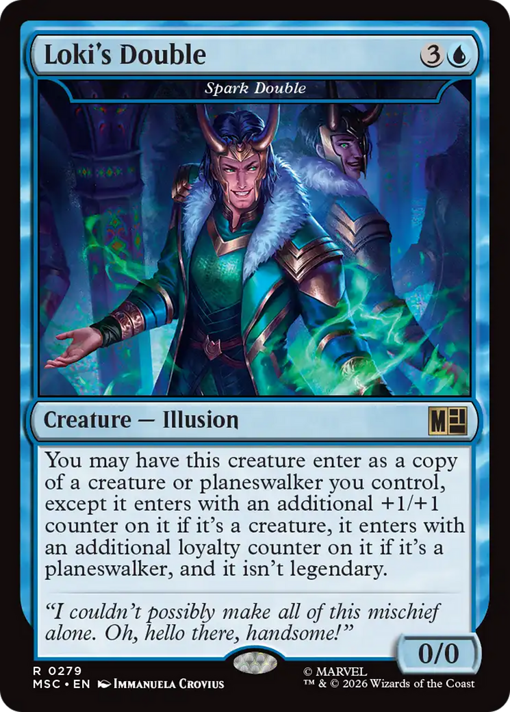 Loki's Double - Spark Double (Surge Foil) [Marvel Super Heroes Commander] | Exor Games Truro