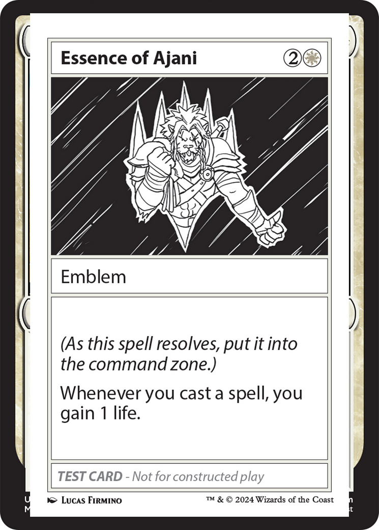 Essence of Ajani [Mystery Booster 2 Playtest Cards] | Exor Games Truro