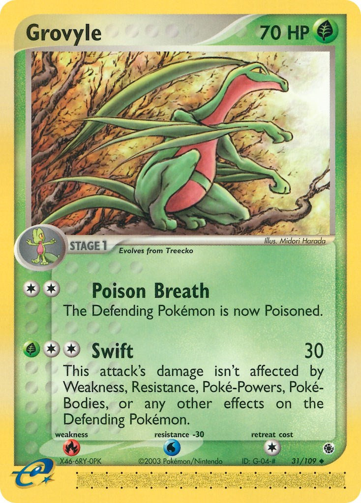 Grovyle (31/109) [EX: Ruby & Sapphire] | Exor Games Truro