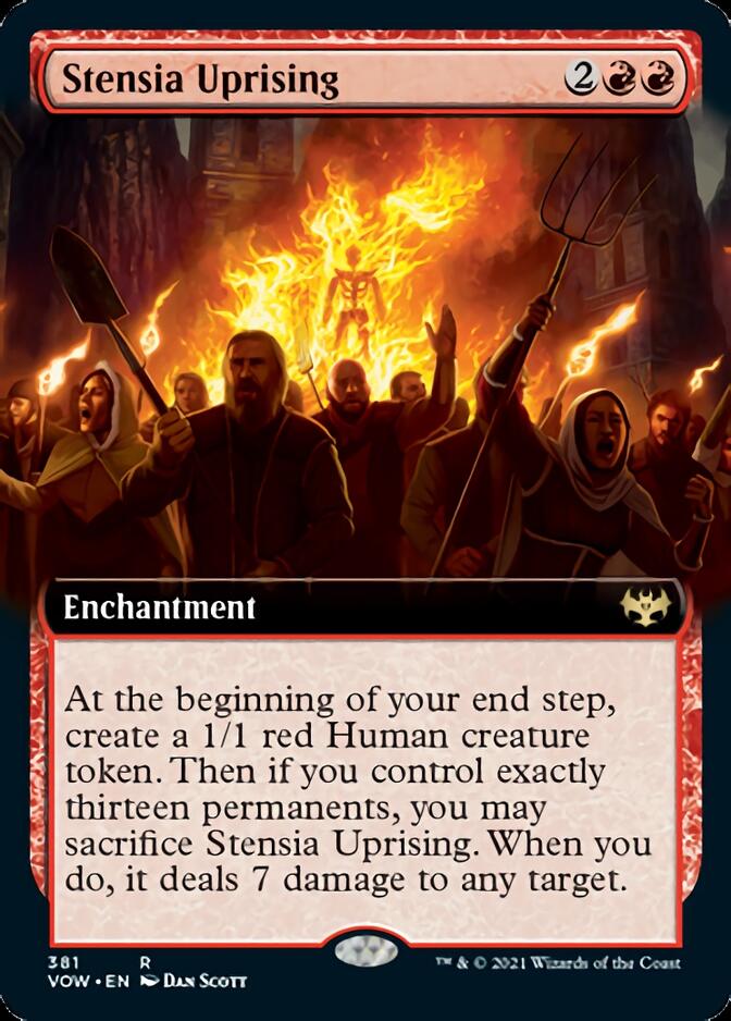 Stensia Uprising (Extended Art) [Innistrad: Crimson Vow] | Exor Games Truro