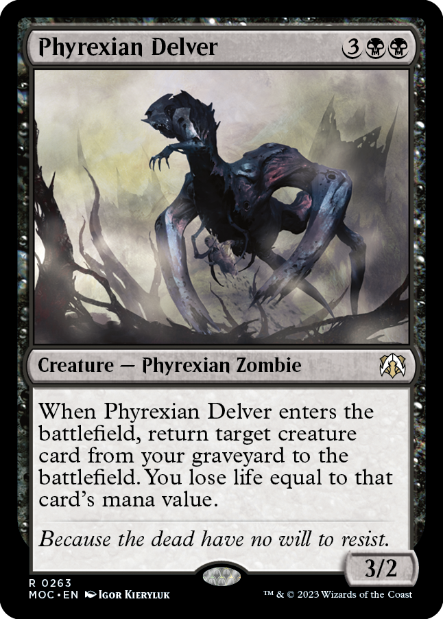 Phyrexian Delver [March of the Machine Commander] | Exor Games Truro