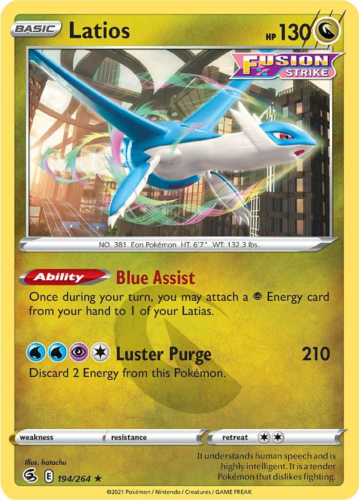 Latios (194/264) [Sword & Shield: Fusion Strike] | Exor Games Truro