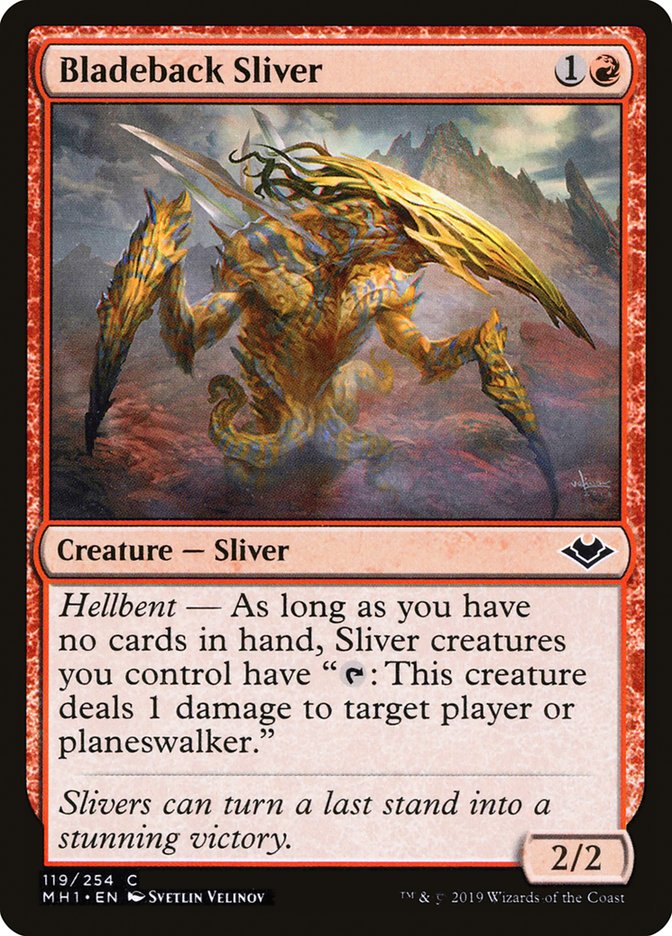 Bladeback Sliver [Modern Horizons] | Exor Games Truro