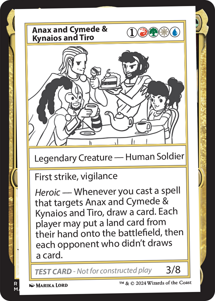 Anax and Cymede & Kynaios and Tiro [Mystery Booster 2 Playtest Cards] | Exor Games Truro