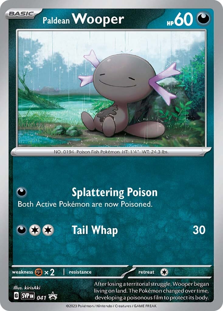 Paldean Wooper (041) [Scarlet & Violet: Black Star Promos] | Exor Games Truro