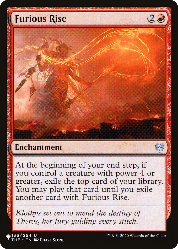 Furious Rise [The List Reprints] | Exor Games Truro