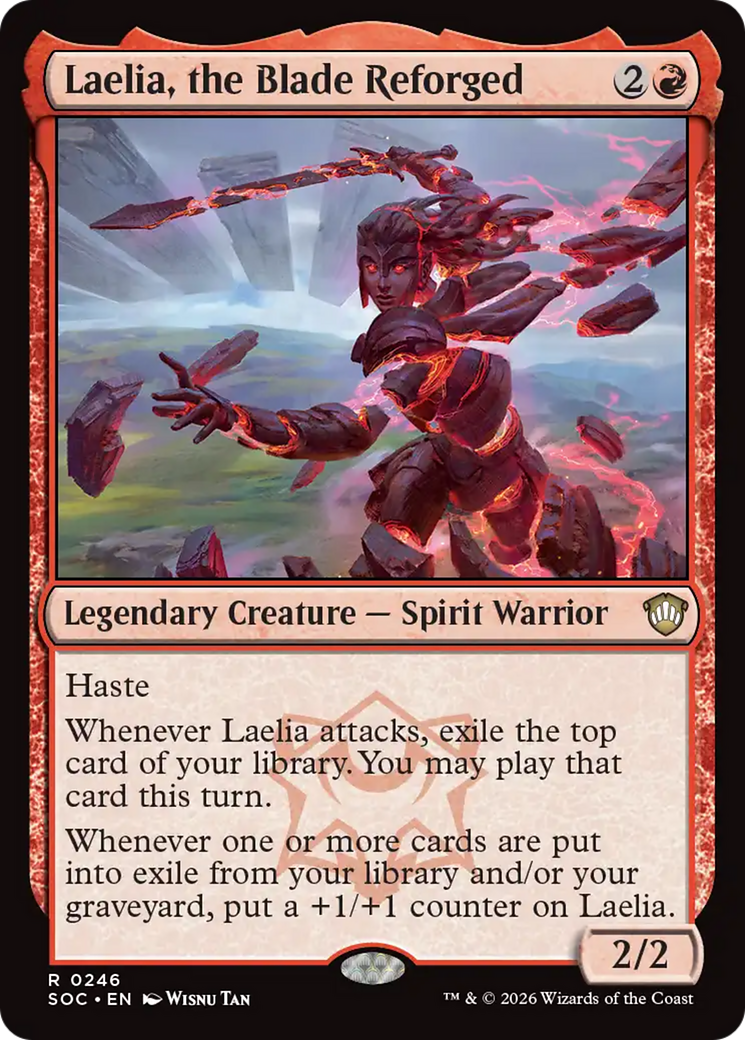 Laelia, the Blade Reforged [Secrets of Strixhaven Commander] | Exor Games Truro