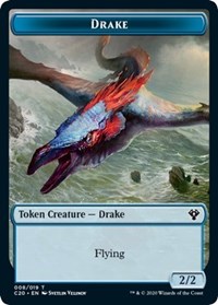 Drake // Insect (018) Double-Sided Token [Commander 2020 Tokens] | Exor Games Truro