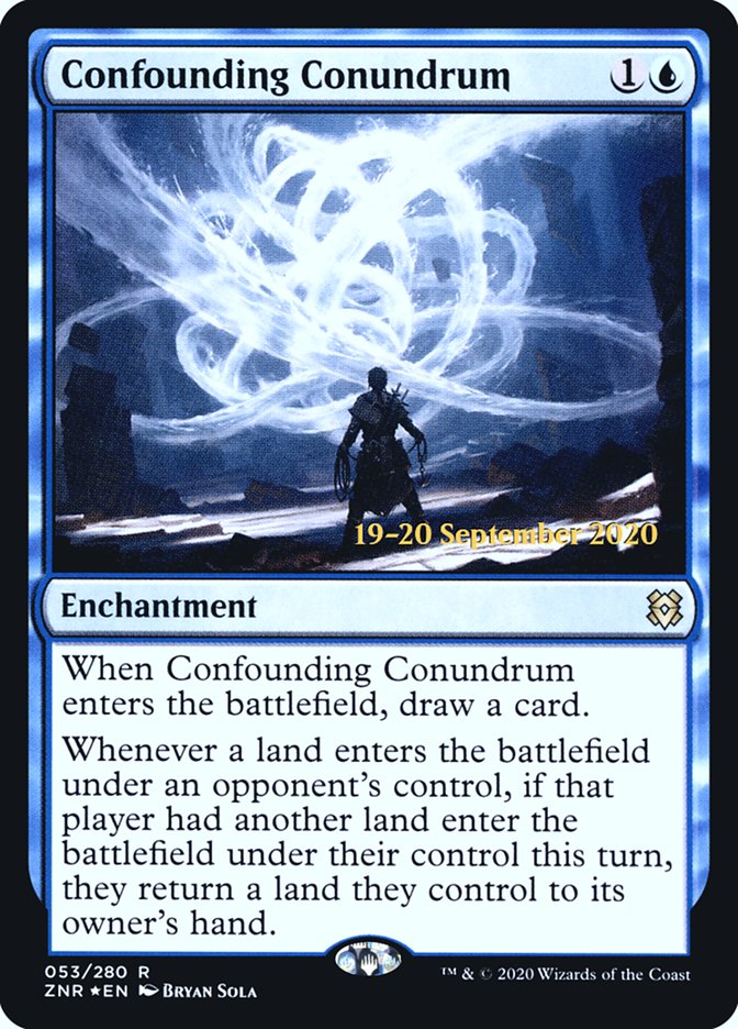 Confounding Conundrum [Zendikar Rising Prerelease Promos] | Exor Games Truro