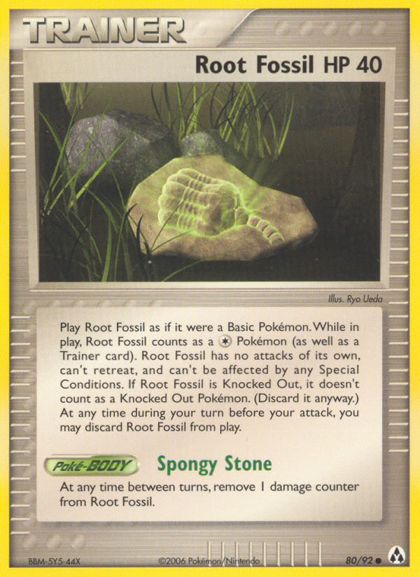 Root Fossil (80/92) [EX: Legend Maker] | Exor Games Truro