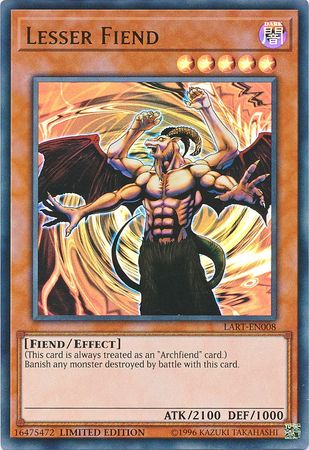 Lesser Fiend [LART-EN008] Ultra Rare | Exor Games Truro