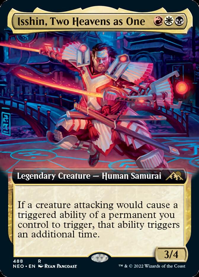 Isshin, Two Heavens as One (Extended Art) [Kamigawa: Neon Dynasty] | Exor Games Truro