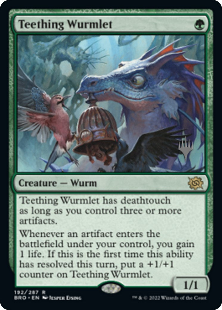 Teething Wurmlet (Promo Pack) [The Brothers' War Promos] | Exor Games Truro