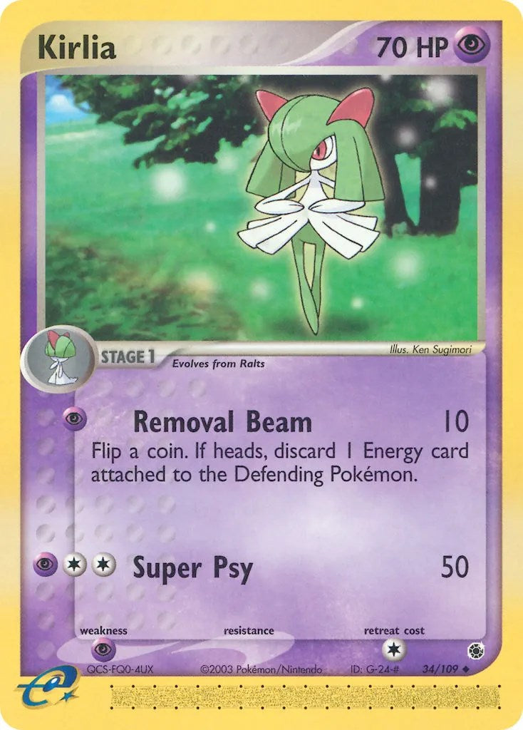 Kirlia (34/109) [EX: Ruby & Sapphire] | Exor Games Truro