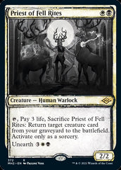 Priest of Fell Rites (Sketch) [Modern Horizons 2] | Exor Games Truro