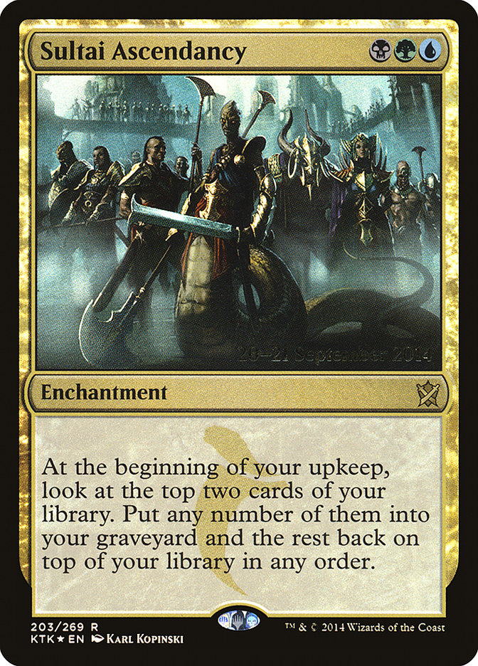 Sultai Ascendancy [Khans of Tarkir Prerelease Promos] | Exor Games Truro