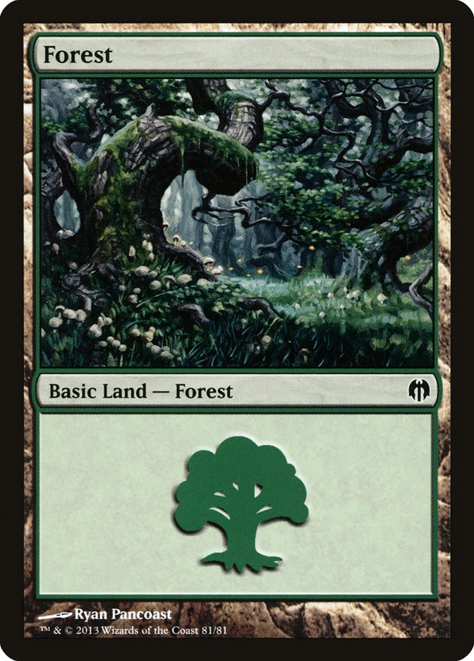 Forest (81) [Duel Decks: Heroes vs. Monsters] | Exor Games Truro