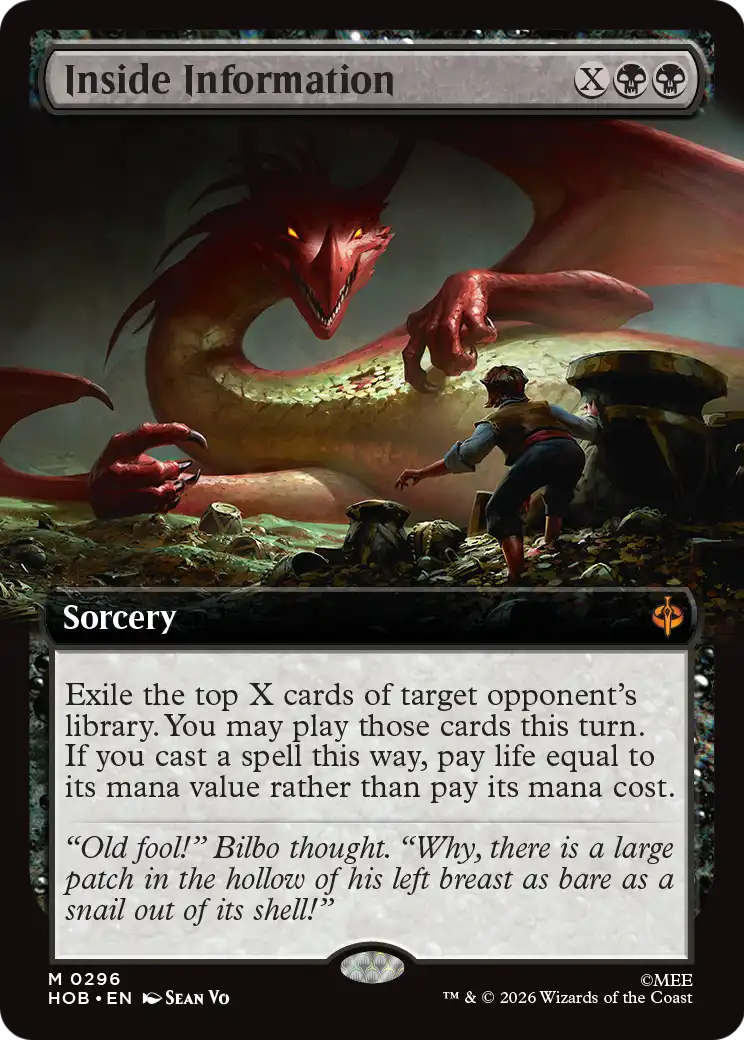 Inside Information (Extended Art) [The Hobbit] | Exor Games Truro
