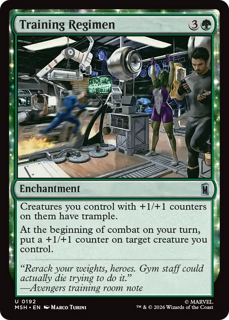 Training Regimen [Marvel Super Heroes] | Exor Games Truro