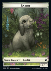 Treasure // Rabbit Double-Sided Token [Commander Legends: Battle for Baldur's Gate Tokens] | Exor Games Truro