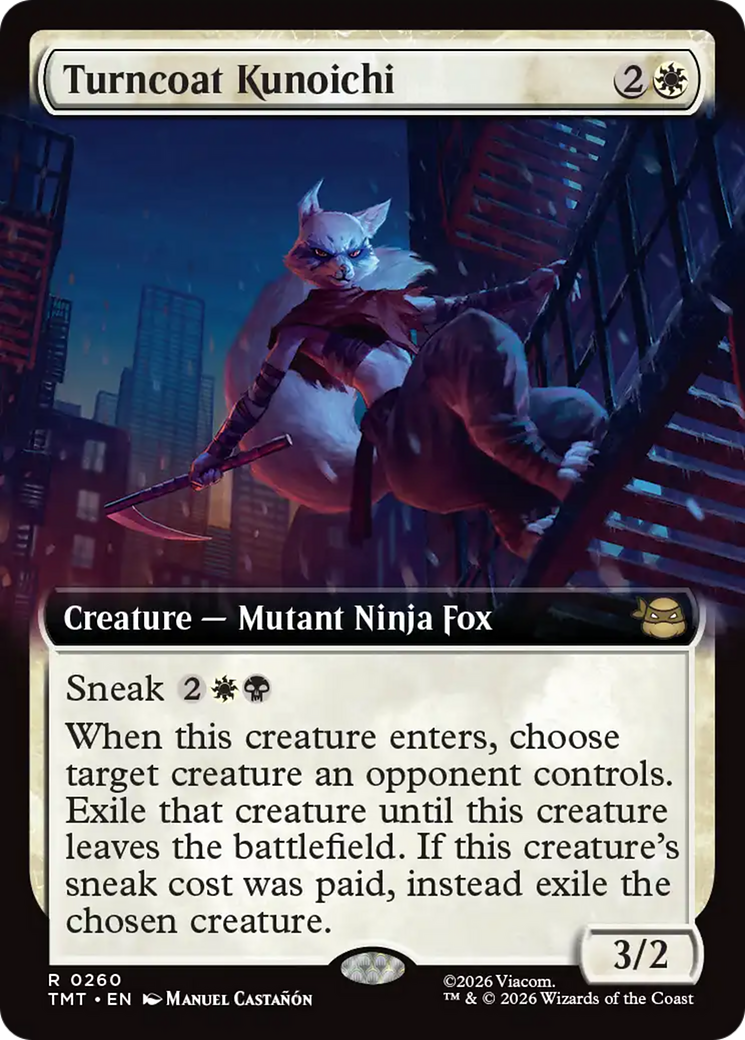Turncoat Kunoichi (Extended Art) [Teenage Mutant Ninja Turtles] | Exor Games Truro