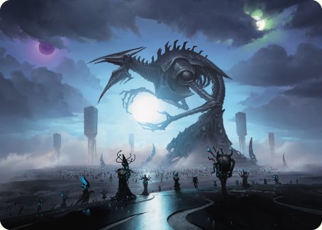 Blue Sun's Twilight Art Card [Phyrexia: All Will Be One Art Series] | Exor Games Truro
