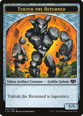 Daretti, Scrap Savant Emblem // Tuktuk the Returned Double-Sided Token [Commander 2014 Tokens] | Exor Games Truro