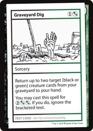 Graveyard Dig (2021 Edition) [Mystery Booster Playtest Cards] | Exor Games Truro