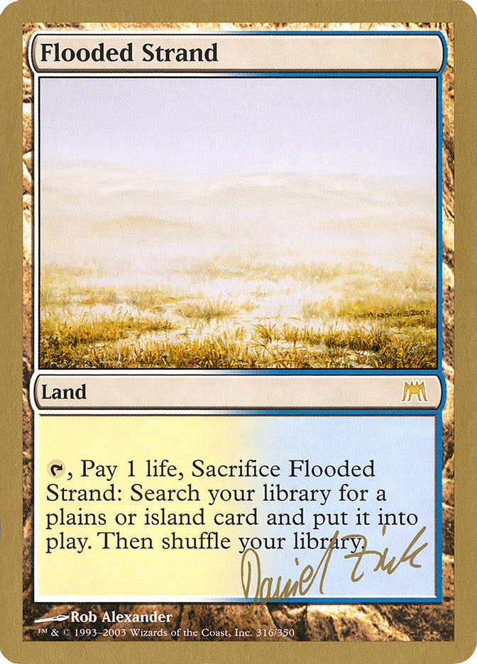 Flooded Strand (Daniel Zink) [World Championship Decks 2003] | Exor Games Truro