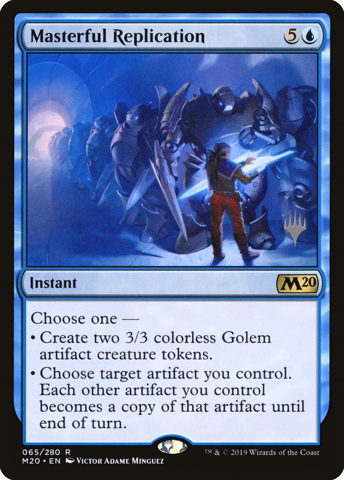 Masterful Replication (Promo Pack) [Core Set 2020 Promos] | Exor Games Truro