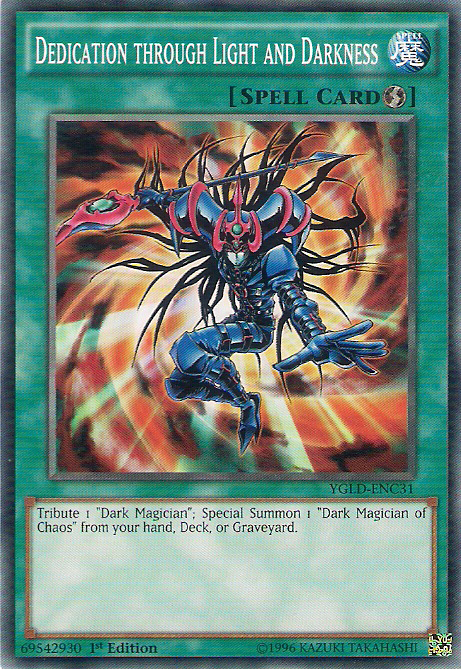 Dedication through Light and Darkness [YGLD-ENC31] Common | Exor Games Truro
