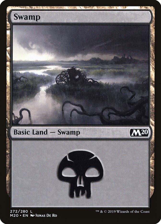 Swamp (272) [Core Set 2020] | Exor Games Truro