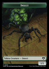 Eldrazi Spawn // Insect Double-Sided Token [Commander Masters Tokens] | Exor Games Truro