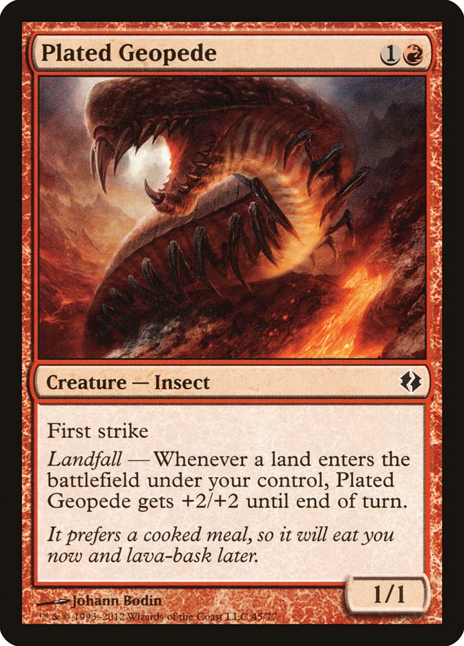 Plated Geopede [Duel Decks: Venser vs. Koth] | Exor Games Truro