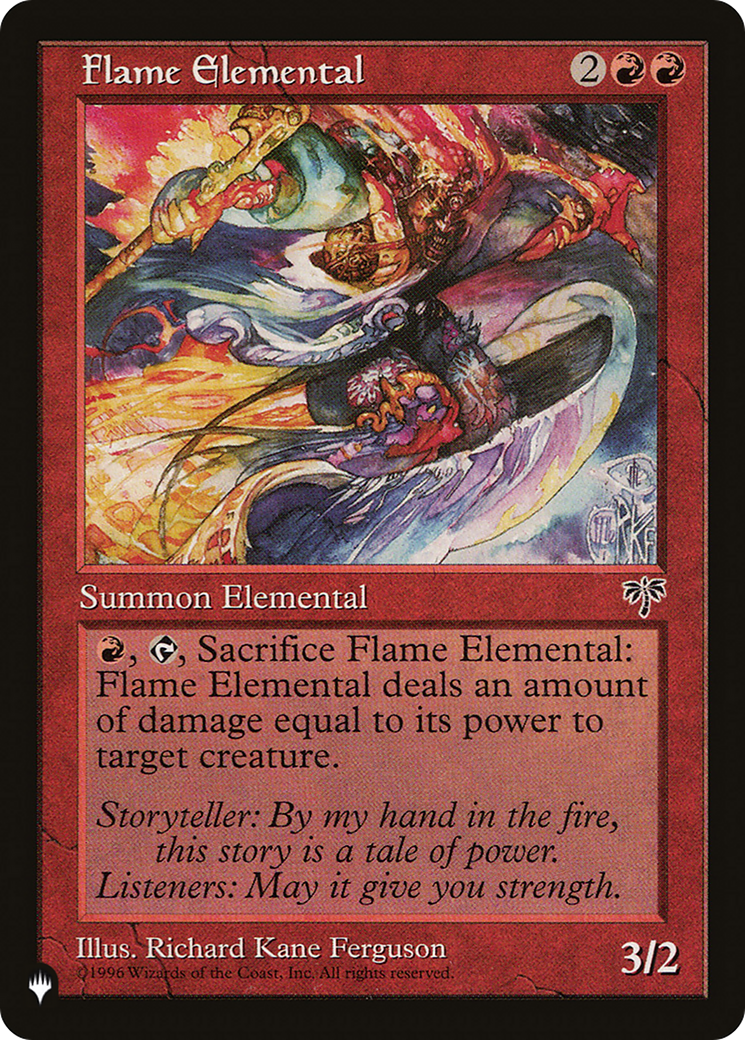 Flame Elemental [The List Reprints] | Exor Games Truro