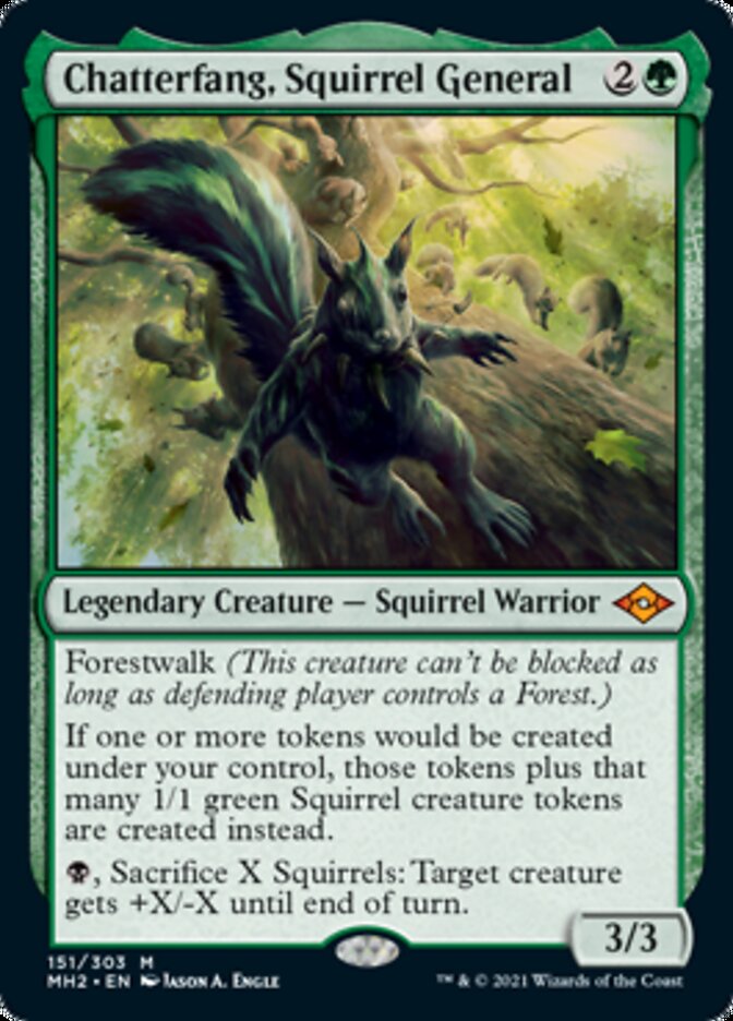 Chatterfang, Squirrel General [Modern Horizons 2] | Exor Games Truro