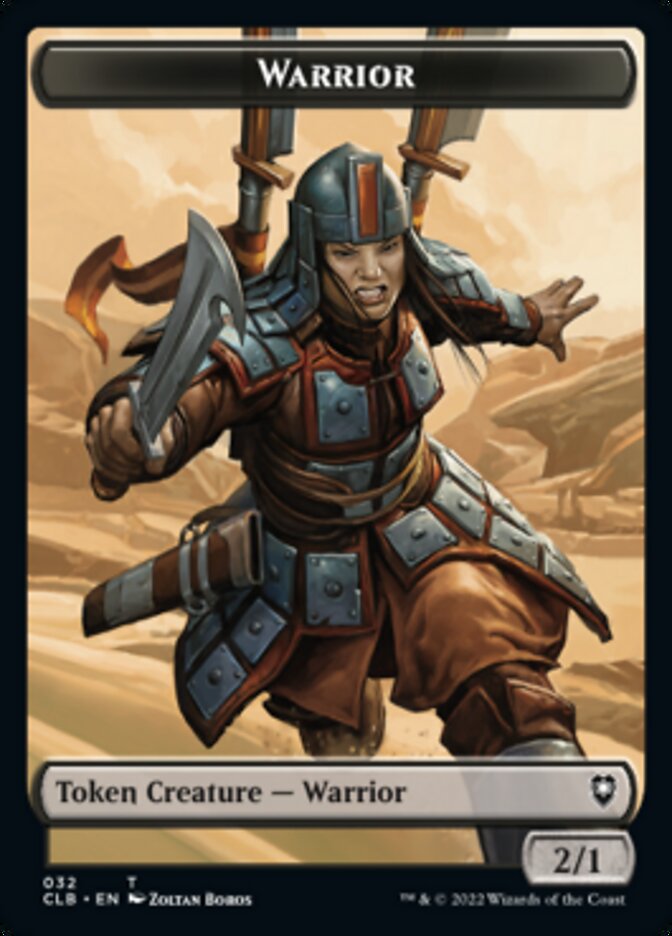 Warrior // Inkling Double-Sided Token [Commander Legends: Battle for Baldur's Gate Tokens] | Exor Games Truro