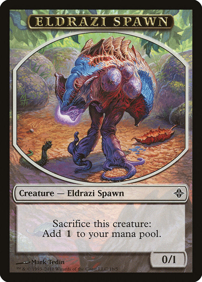 Eldrazi Spawn Token (1b/5) [Rise of the Eldrazi Tokens] | Exor Games Truro