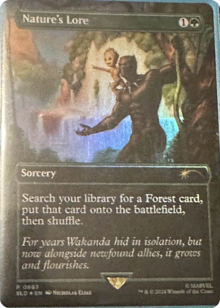 Nature's Lore (867) (Rainbow Foil) [Secret Lair Drop Series] | Exor Games Truro