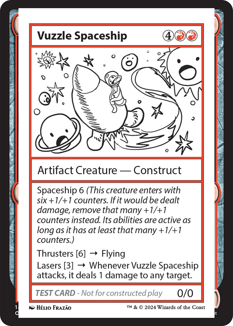 Vuzzle Spaceship [Mystery Booster 2 Playtest Cards] | Exor Games Truro