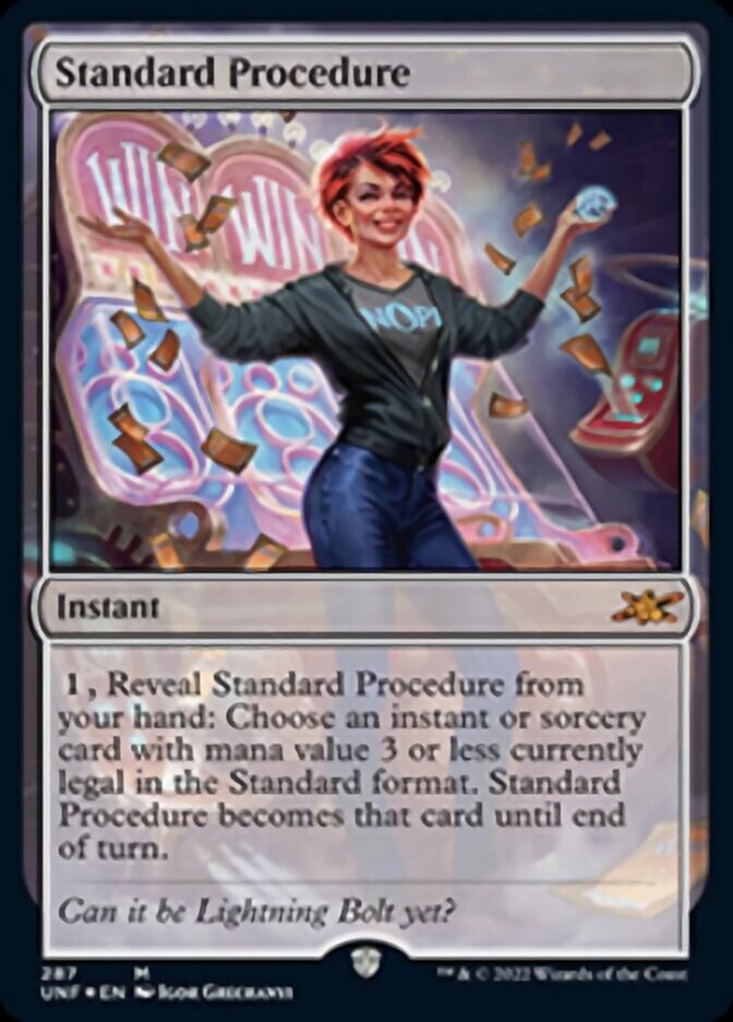 Standard Procedure (Galaxy Foil) [Unfinity] | Exor Games Truro