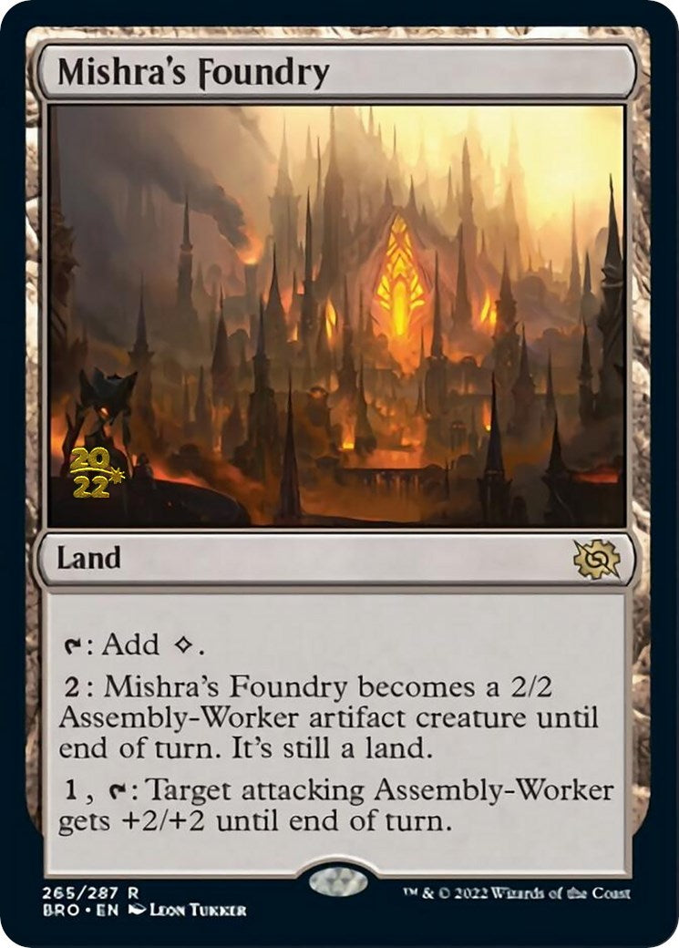 Mishra's Foundry [The Brothers' War Prerelease Promos] | Exor Games Truro