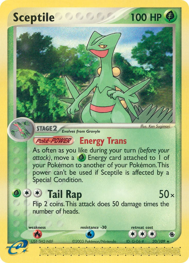 Sceptile (20/109) [EX: Ruby & Sapphire] | Exor Games Truro