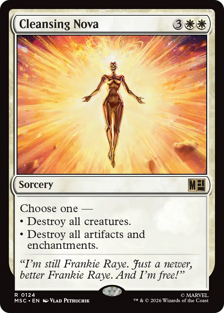 Cleansing Nova (Surge Foil) [Marvel Super Heroes Commander] | Exor Games Truro