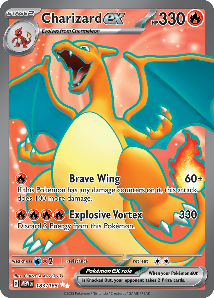 Charizard ex (183/165) [Scarlet & Violet: 151] | Exor Games Truro