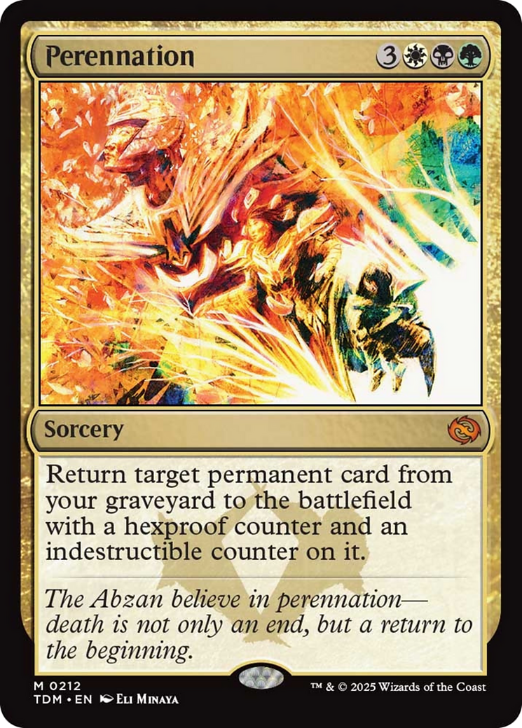 Perennation [Tarkir: Dragonstorm] | Exor Games Truro