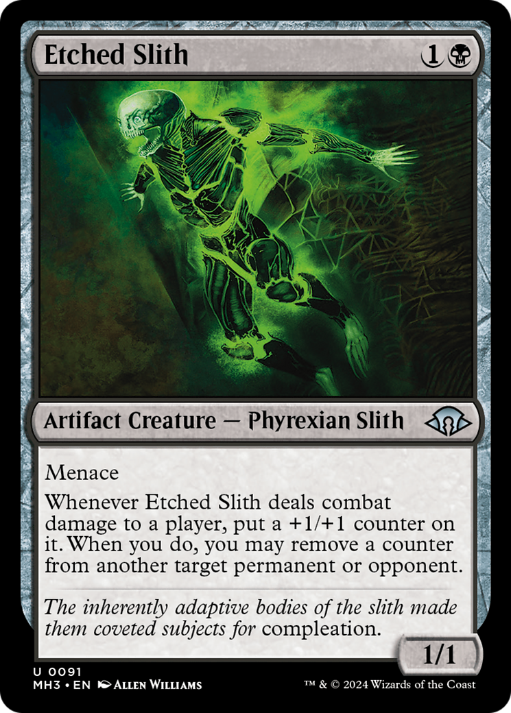 Etched Slith [Modern Horizons 3] | Exor Games Truro